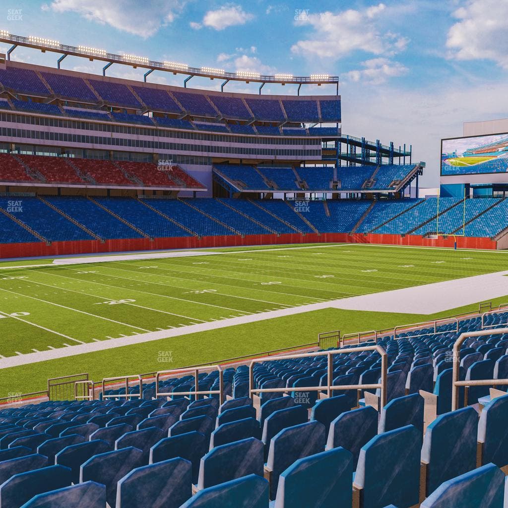 Gillette Stadium - Section 114 Seat View