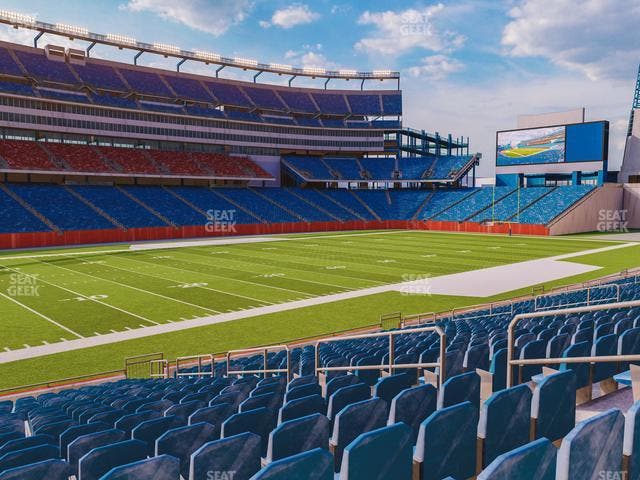 Gillette Stadium - Section 114 Seat View
