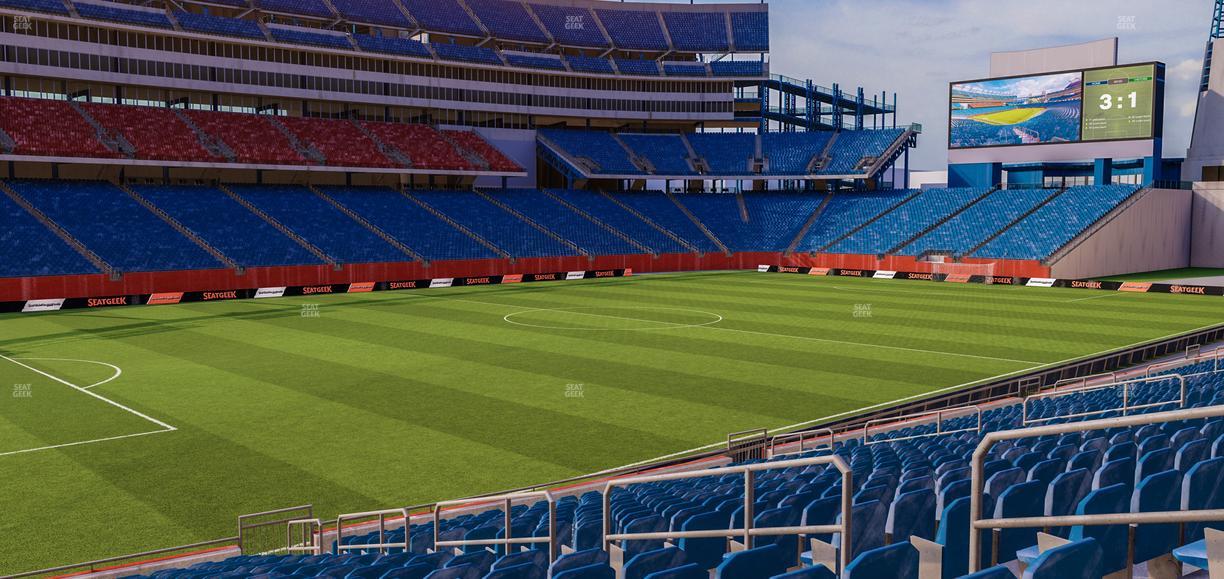 Gillette Stadium - Section 114 Seat View