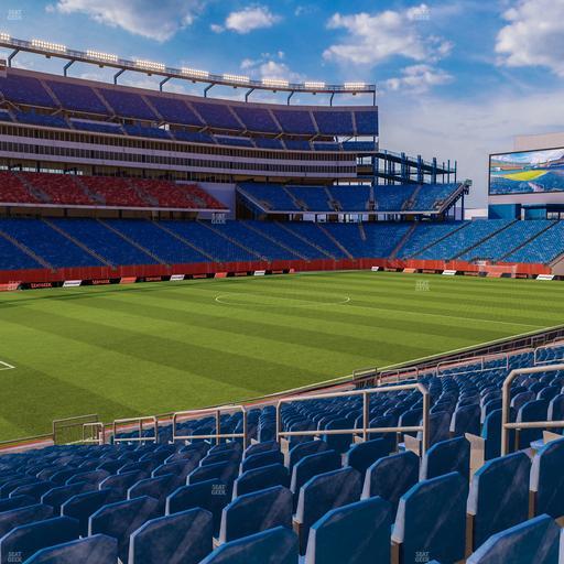 Gillette Stadium - Section 114 Seat View