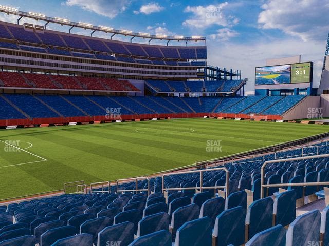 Gillette Stadium - Section 114 Seat View