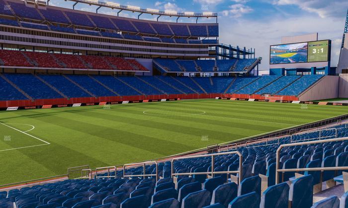 Gillette Stadium - Section 114 Seat View