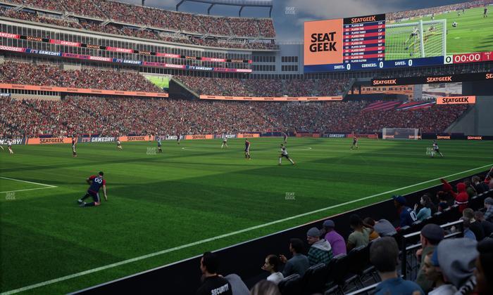 Gillette Stadium - Section 114 Seat View