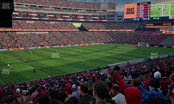 Gillette Stadium - Section 114 Seat View