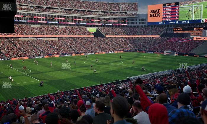 Gillette Stadium - Section 114 Seat View