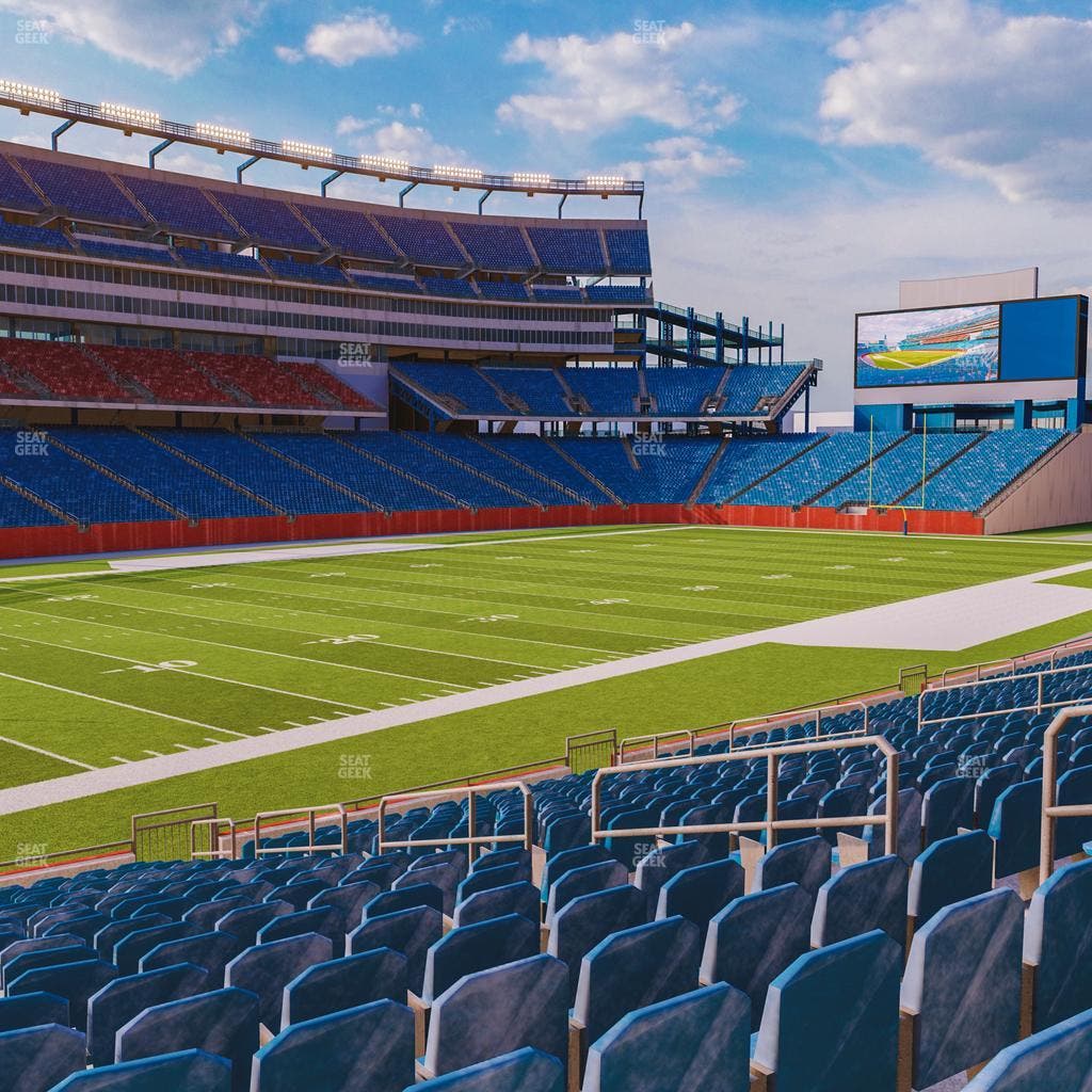 Gillette Stadium - Section 115 Seat View