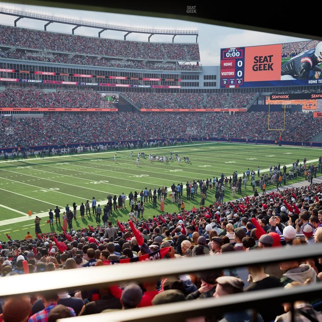 Gillette Stadium - Section 115 Seat View