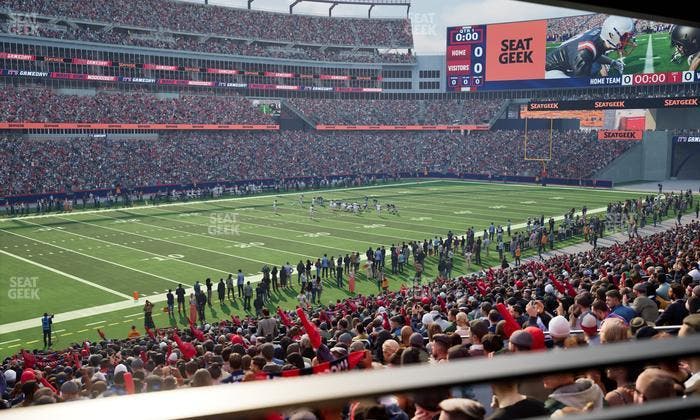 Gillette Stadium - Section 115 Seat View