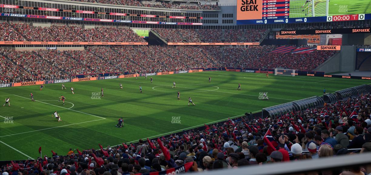 Gillette Stadium - Section 115 Seat View