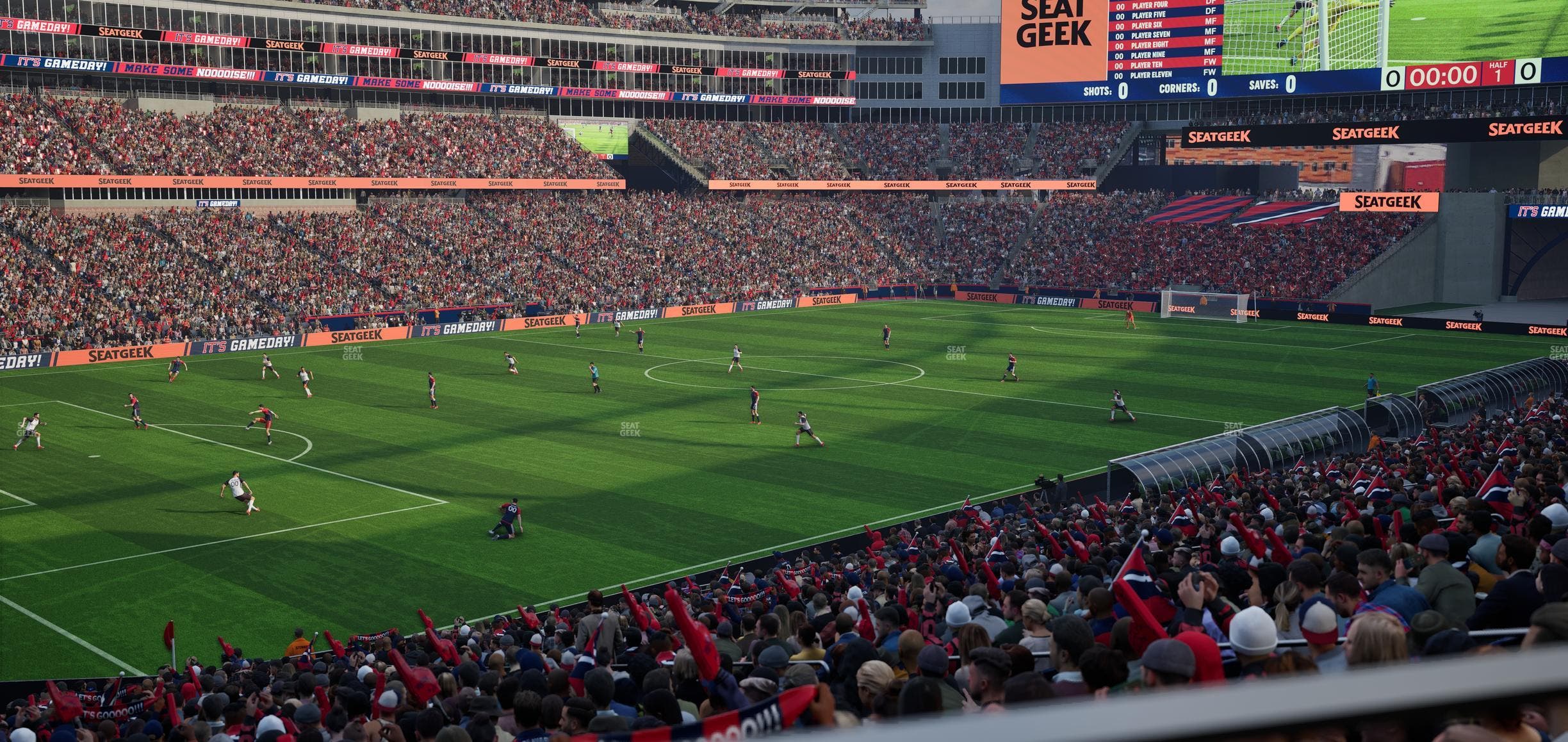 Gillette Stadium - Section 115 Seat View