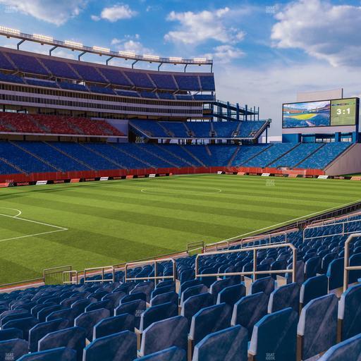 Gillette Stadium - Section 115 Seat View
