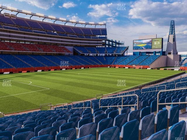 Gillette Stadium - Section 115 Seat View