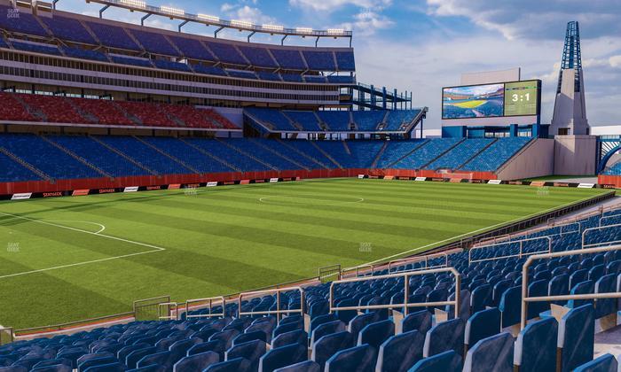 Gillette Stadium - Section 115 Seat View