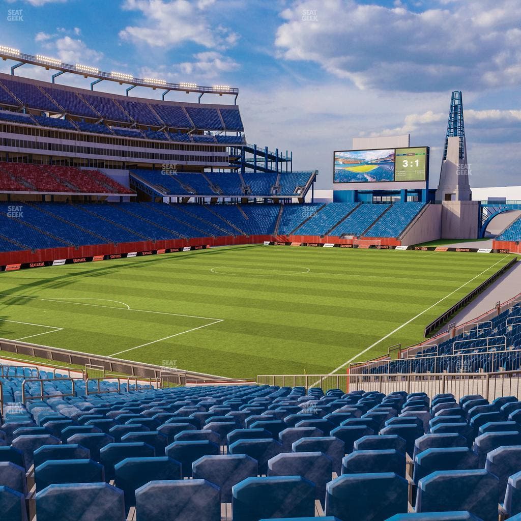 Gillette Stadium - Section 117 Seat View