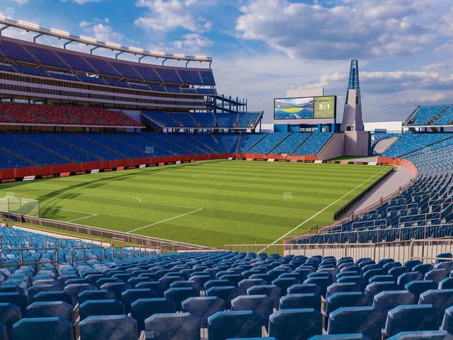 Gillette Stadium - Section 117 Seat View Gillette Stadium - Section 117 Seat View
