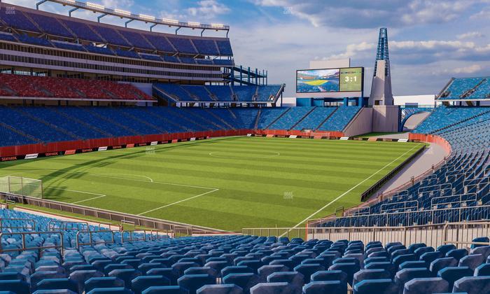 Gillette Stadium - Section 117 Seat View