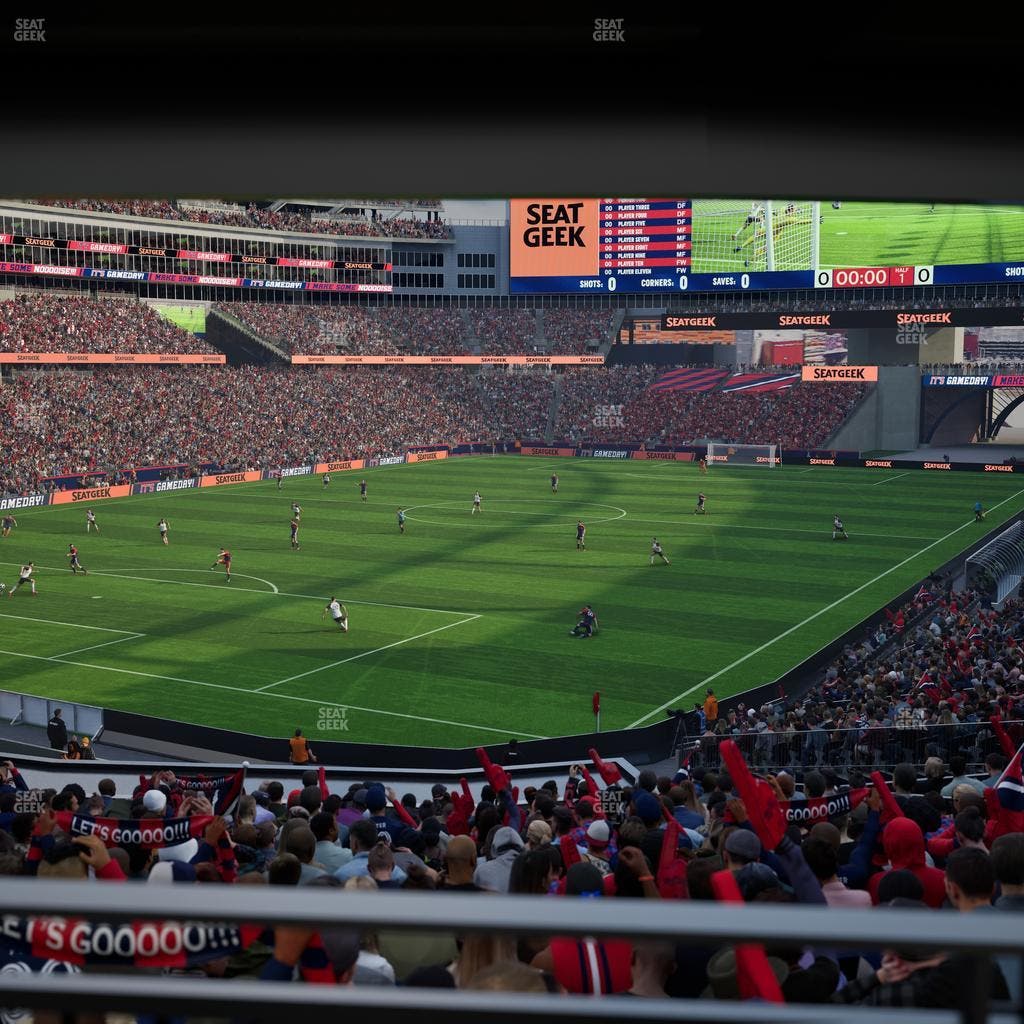 Gillette Stadium - Section 117 Seat View