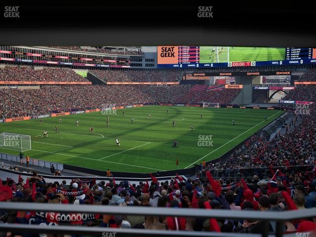 Gillette Stadium - Section 117 Seat View