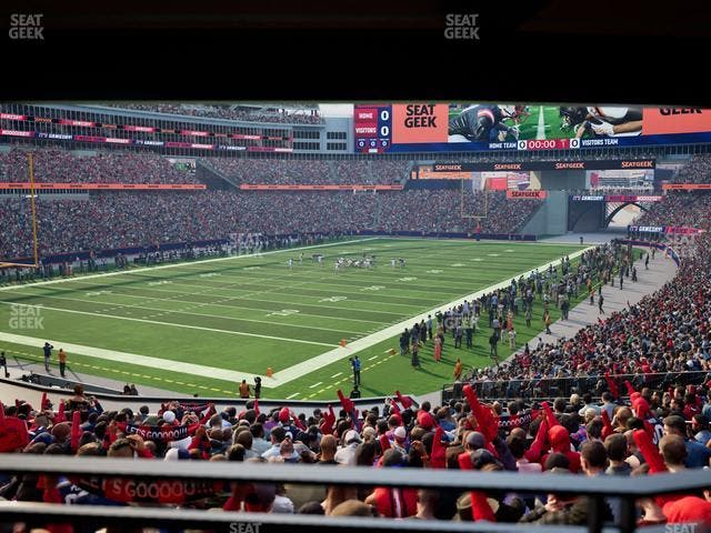 Gillette Stadium - Section 117 Seat View Gillette Stadium - Section 117 Seat View