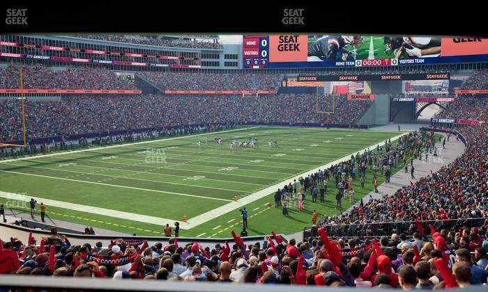 Gillette Stadium - Section 117 Seat View