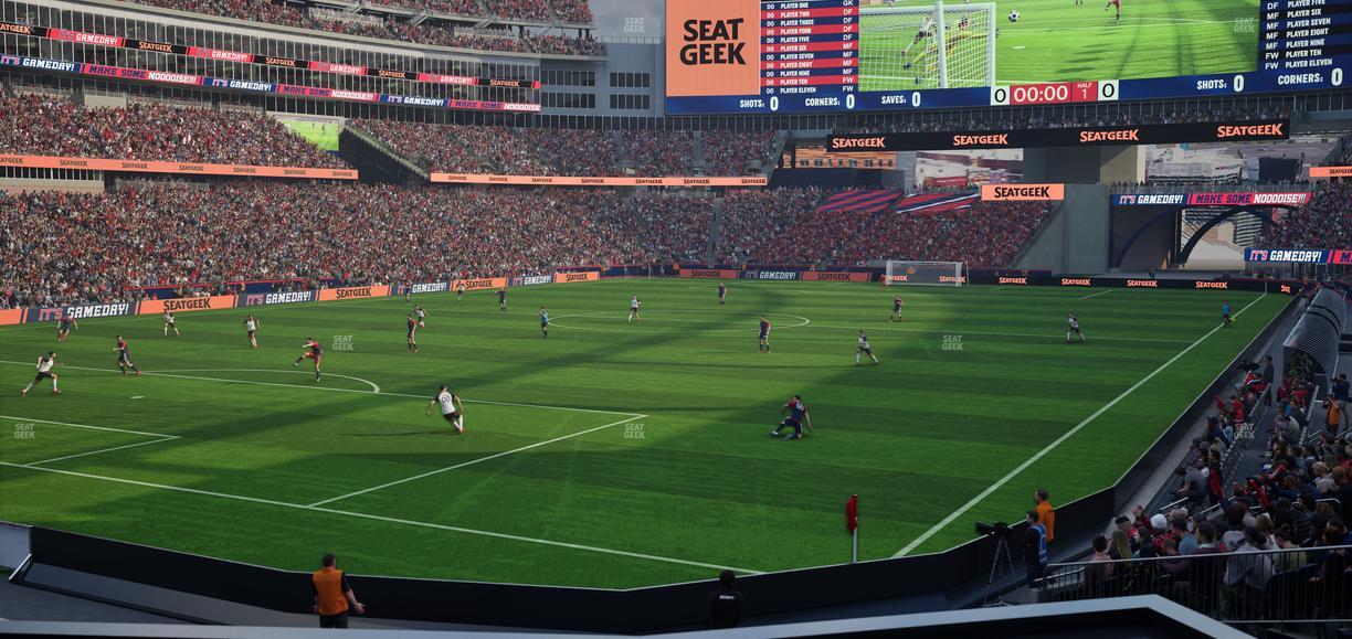 Gillette Stadium - Section 117 Seat View