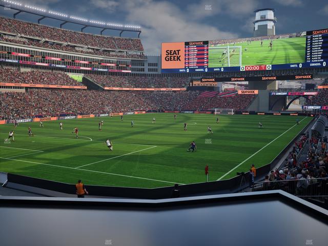 Gillette Stadium - Section 117 Seat View