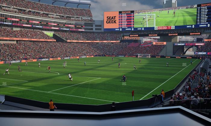 Gillette Stadium - Section 117 Seat View