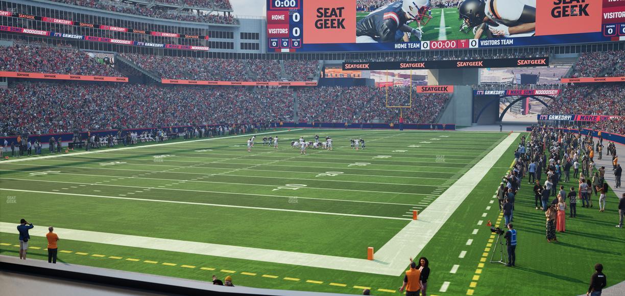 Gillette Stadium - Section 118 Seat View