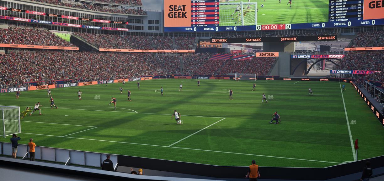 Gillette Stadium - Section 118 Seat View