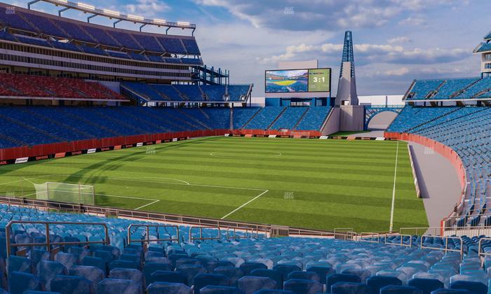 Gillette Stadium - Section 118 Seat View
