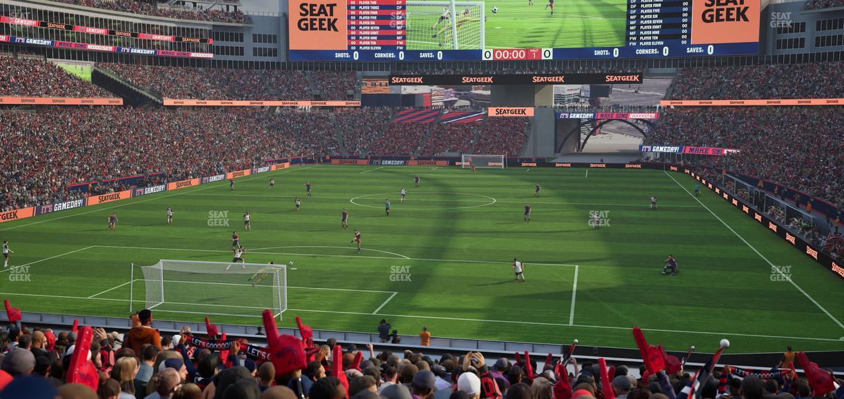 Gillette Stadium - Section 119 Seat View