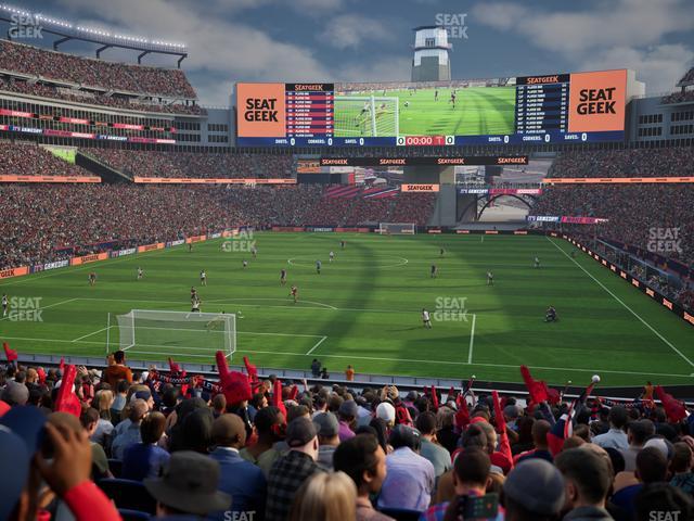 Gillette Stadium - Section 119 Seat View