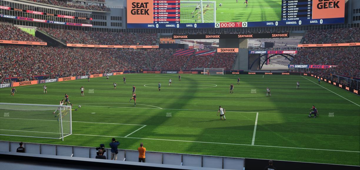 Gillette Stadium - Section 119 Seat View