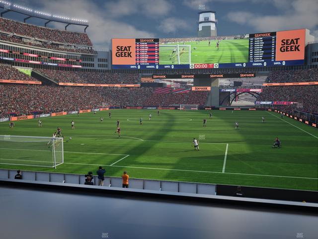 Gillette Stadium - Section 119 Seat View