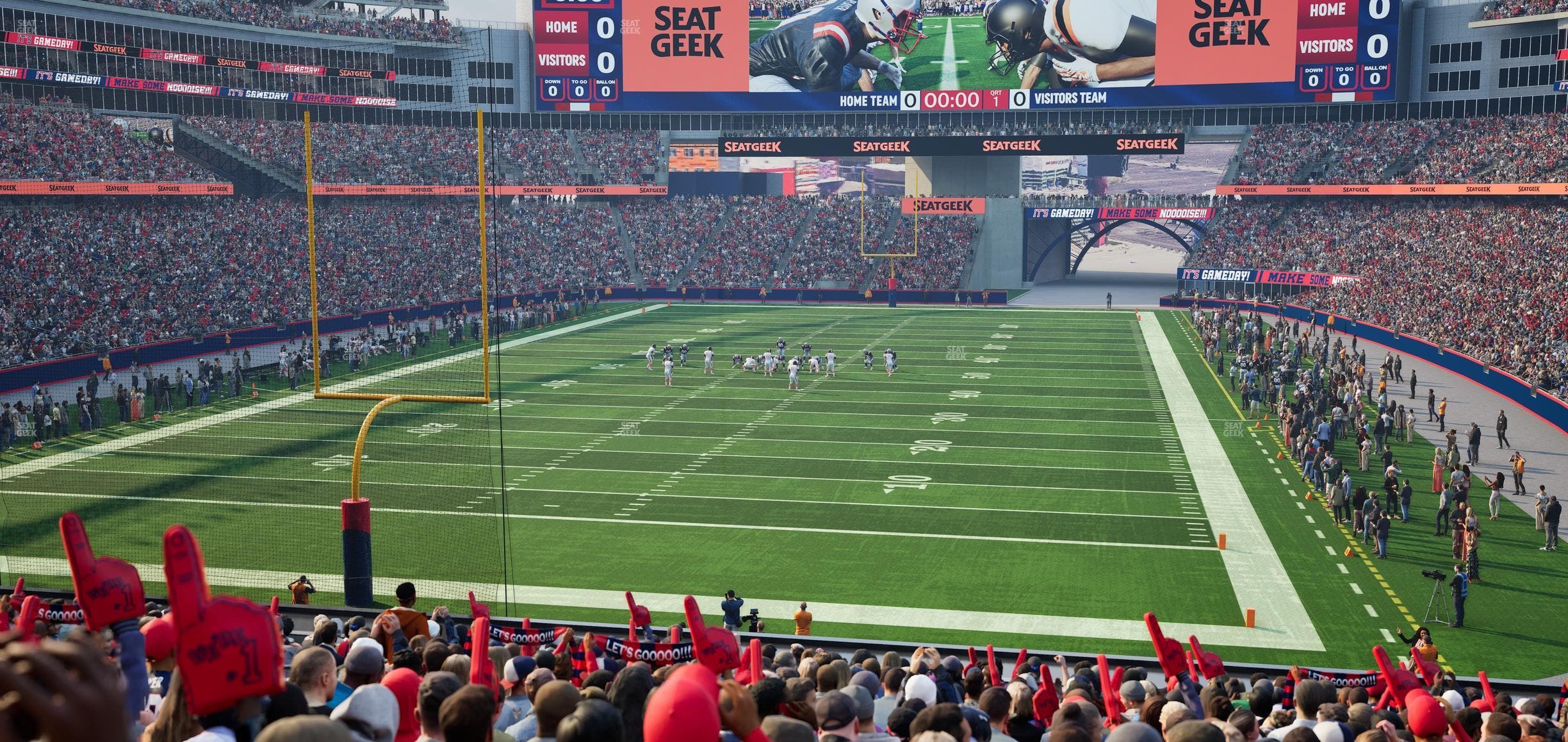 Gillette Stadium - Section 119 Seat View