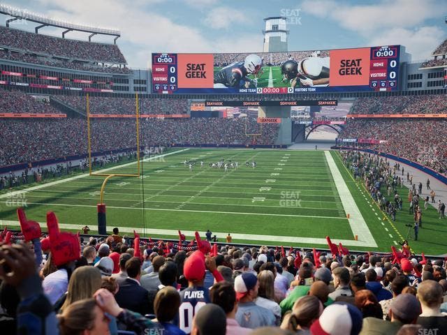 Gillette Stadium - Section 119 Seat View Gillette Stadium - Section 119 Seat View