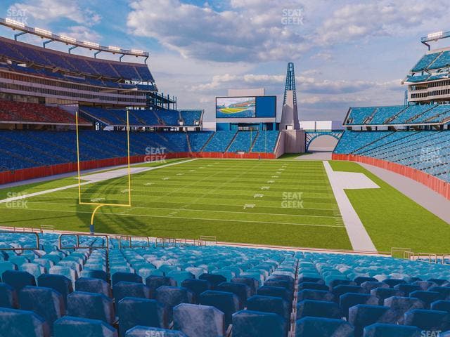 Gillette Stadium - Section 119 Seat View