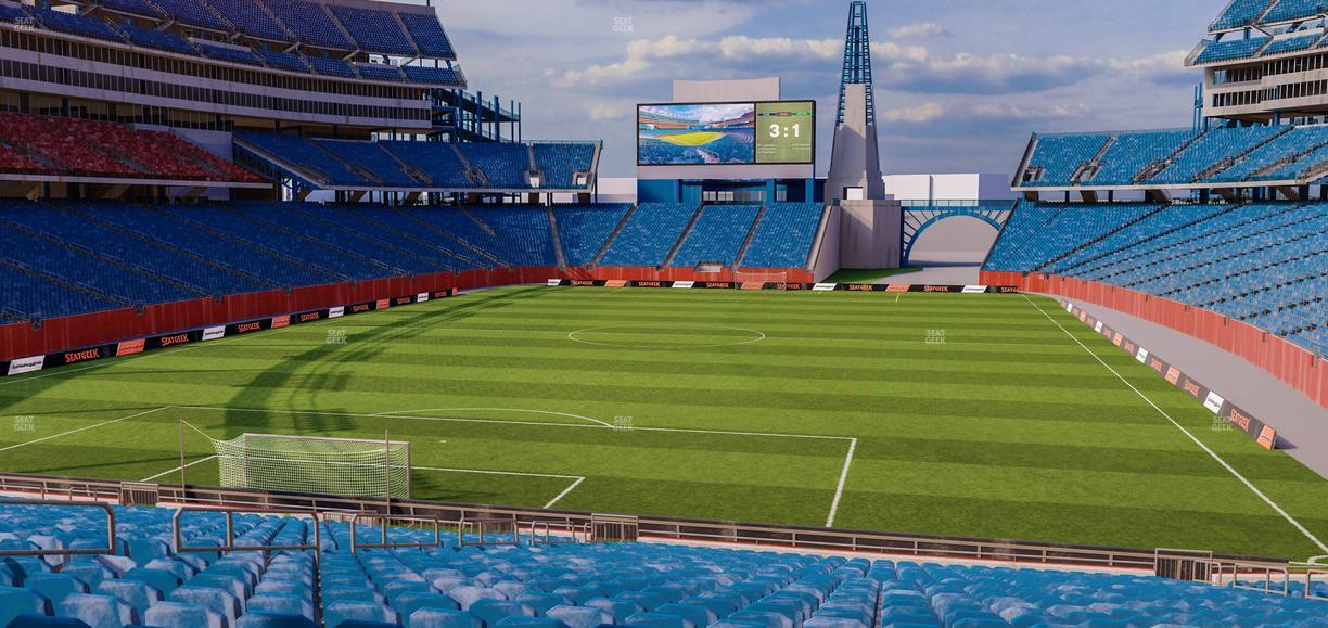 Gillette Stadium - Section 119 Seat View