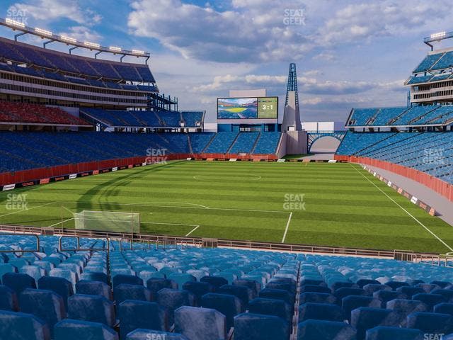 Gillette Stadium - Section 119 Seat View