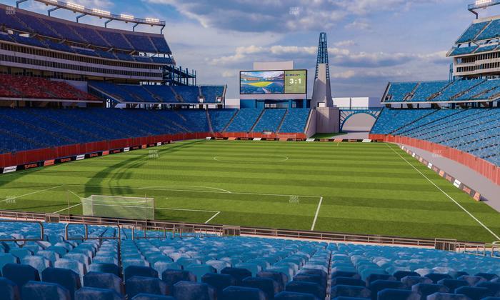 Gillette Stadium - Section 119 Seat View