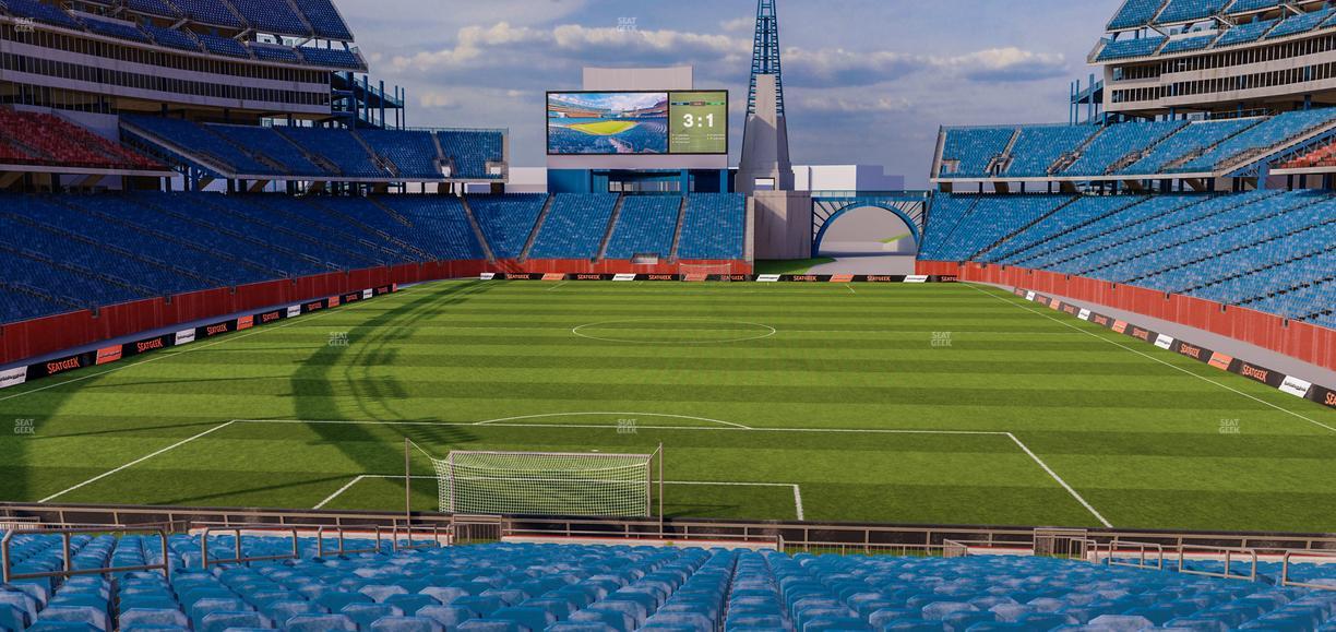 Gillette Stadium - Section 120 Seat View
