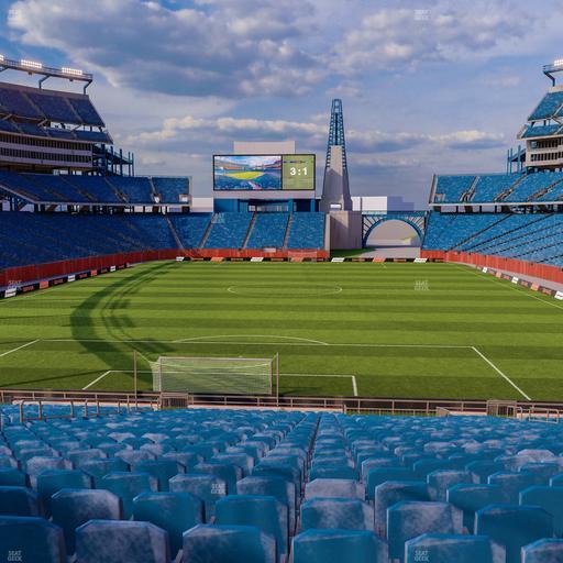 Gillette Stadium - Section 120 Seat View