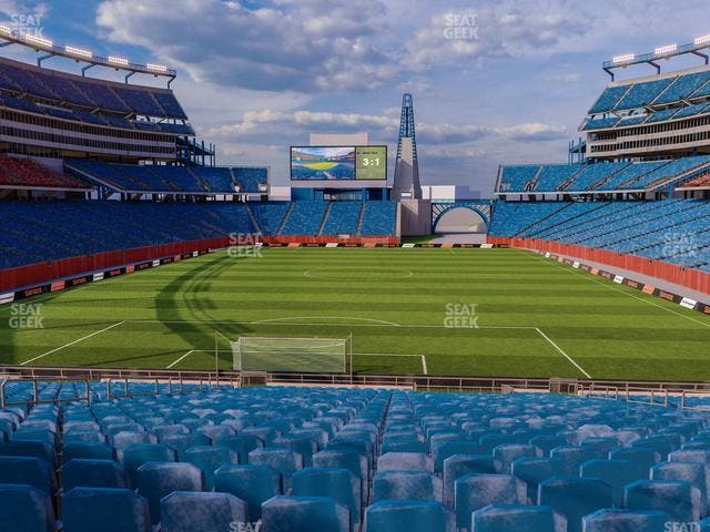 Gillette Stadium - Section 120 Seat View