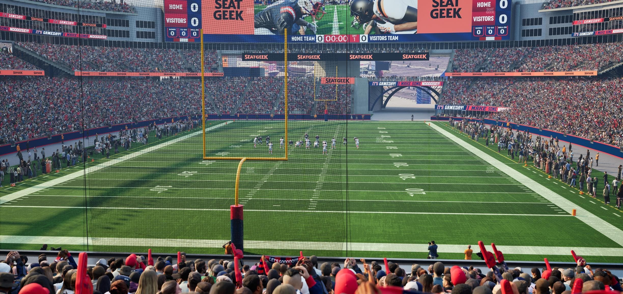 Gillette Stadium - Section 120 Seat View