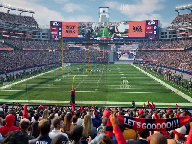 Gillette Stadium - Section 120 Seat View Gillette Stadium - Section 120 Seat View