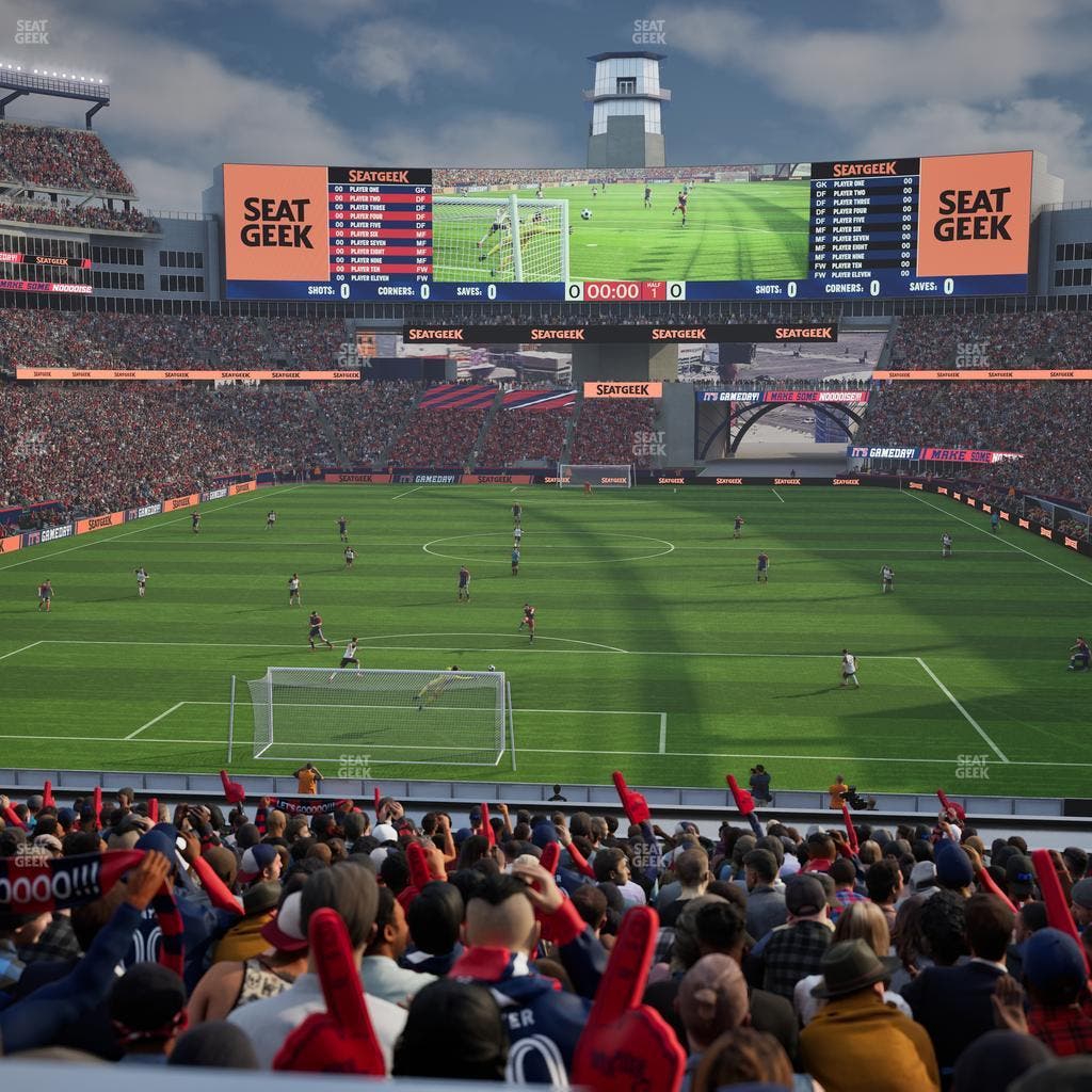 Gillette Stadium - Section 120 Seat View