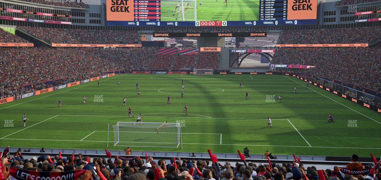 Gillette Stadium - Section 120 Seat View