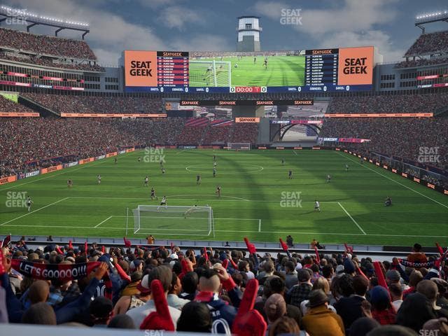 Gillette Stadium - Section 120 Seat View