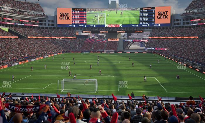 Gillette Stadium - Section 120 Seat View