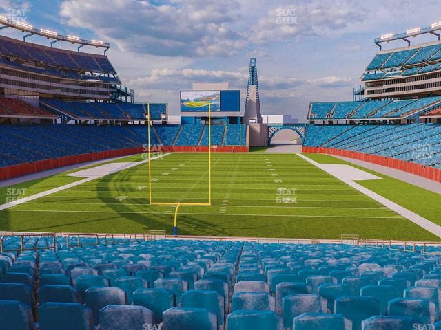 Gillette Stadium - Section 120 Seat View